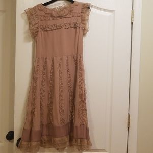 Red Valentino Ruffled Dress
